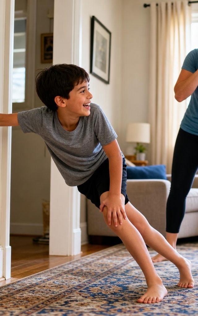 Body-Part Twister No Board — Games activity for ages 6–12 years (indoor, 15 min)