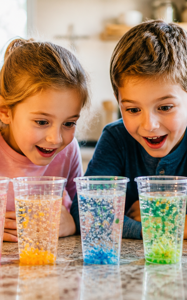 Dancing Pop Rocks Sound Garden — Science Experiments activity for ages 5–9 years (indoor, 45 min)