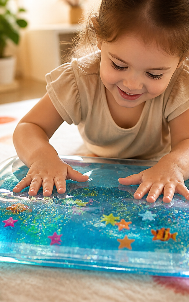 Dreamy Water Blob Sensory Exploration Mat — Arts & Crafts activity for ages 3–8 years (indoor, 60 min)