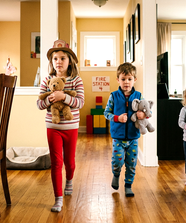 Firefighter Rescue Drill — Pretend Play activity for ages 3–8 years (indoor, 15 min)