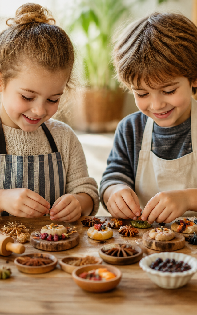 Fragrant Playdough Spice Bakery — Sensory Play activity for ages 3–8 years (indoor, 60 min)