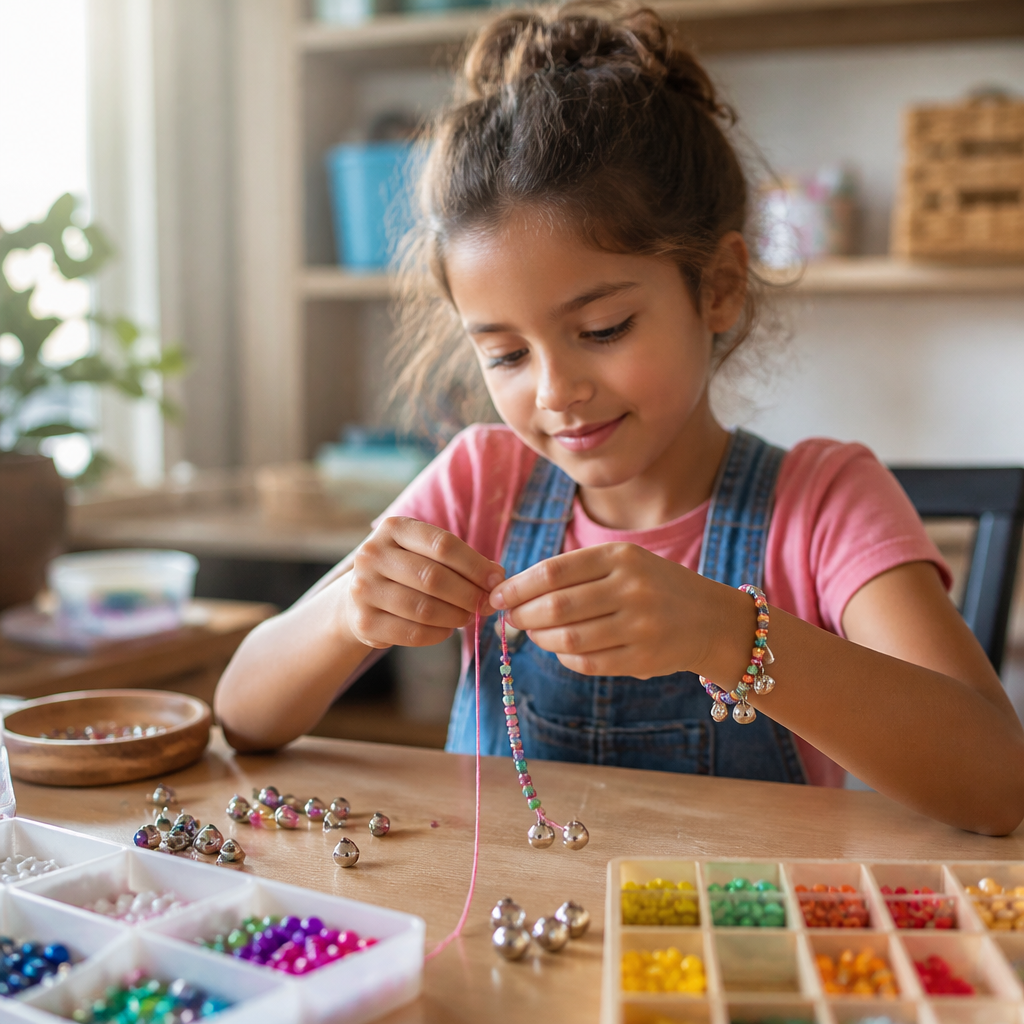 Glimmering Bell Bracelet with Jingle Jewels — Music activity for ages 6–10 years (indoor, 45 min)