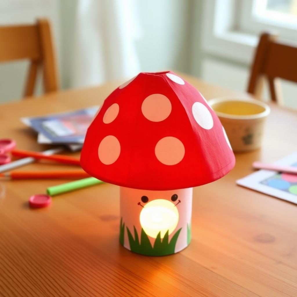 Gnome Home Mushroom Lantern Workshop — Arts & Crafts activity for ages 6–10 years (indoor, 60 min)
