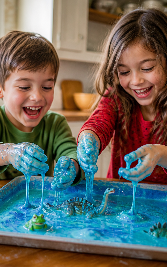 Magic Oobleck Quick-Sand Adventure — Science Experiments activity for ages 4–8 years (indoor, 45 min)