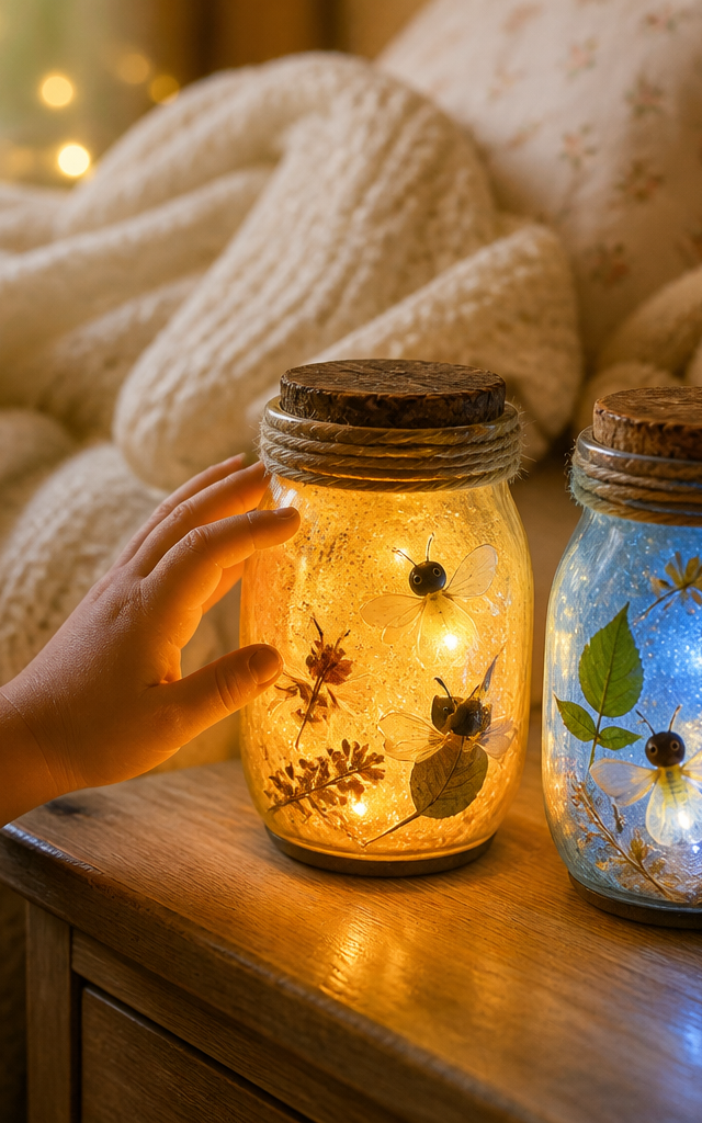 Moonbeam & Dewdrop Firefly Lanterns — Nature & Outdoor Play activity for ages 5–9 years (indoor, 60 min)