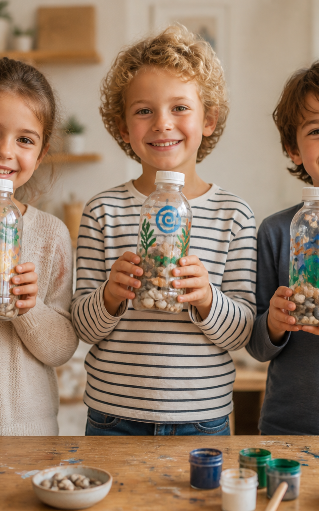 Pebble & Shell Symphony Shakers — Nature & Outdoor Play activity for ages 4–8 years (indoor, 45 min)