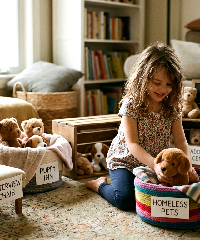 Pet Adoption Fair — Pretend Play activity for ages 4–10 years (indoor, 15 min)