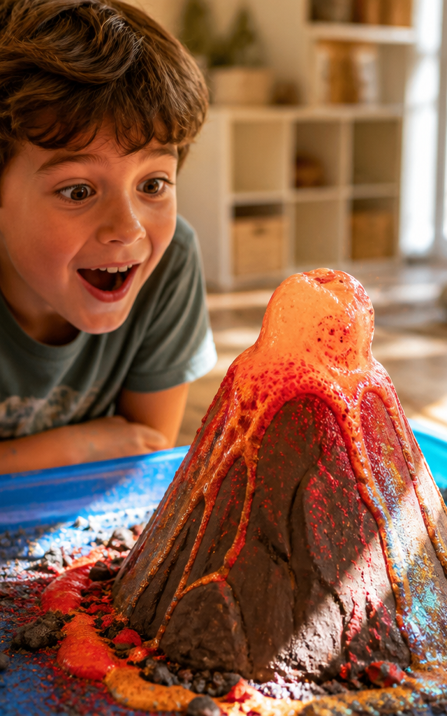 Phoenix Ash Rebirth Volcano — Animals activity for ages 6–10 years (indoor, 60 min)