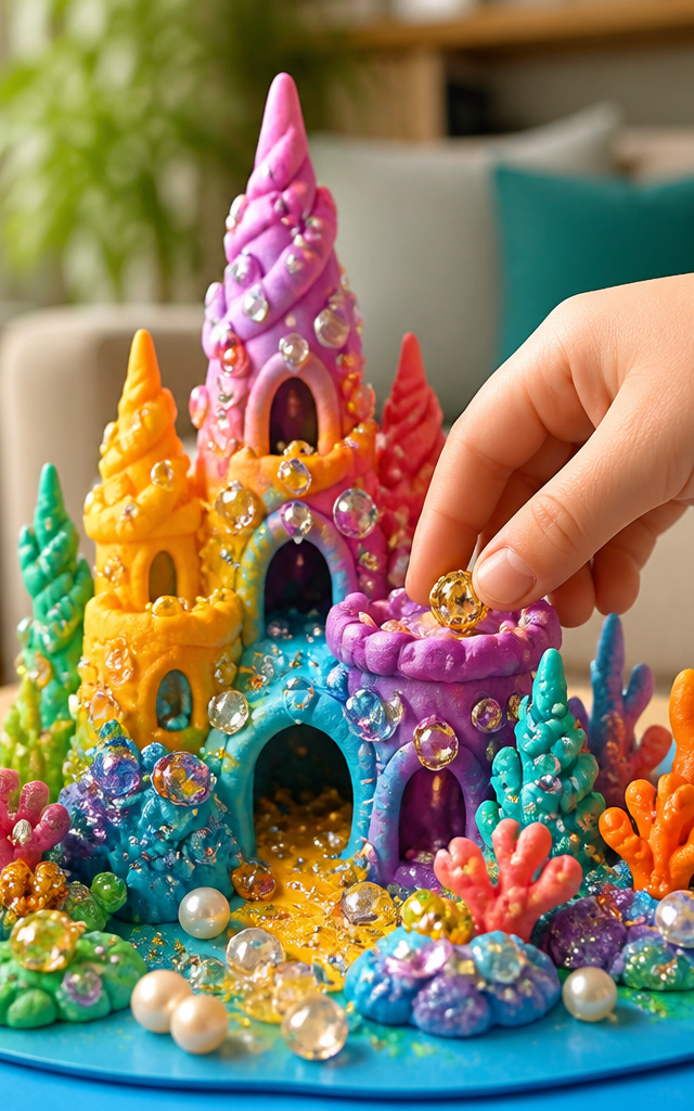 Rainbow Seafloor Coral Castle Builders — Fantasy & Characters activity for ages 5–9 years (indoor, 60 min)