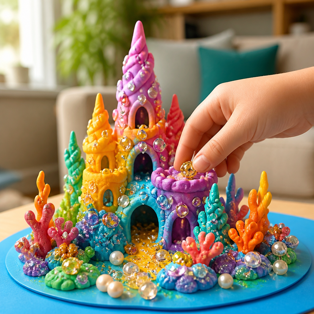 Rainbow Seafloor Coral Castle Builders — Fantasy & Characters activity for ages 5–9 years (indoor, 60 min)