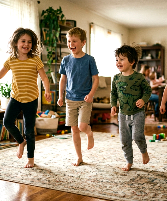 Silly Rule Switch — Games activity for ages 4–10 years (indoor, 15 min)