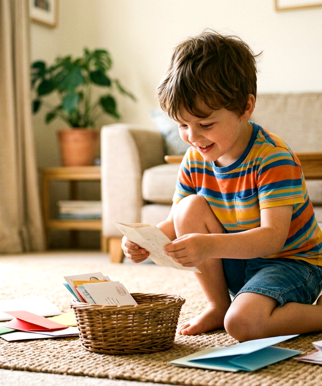 Tiny Post Office Route — Pretend Play activity for ages 3–9 years (indoor, 15 min)