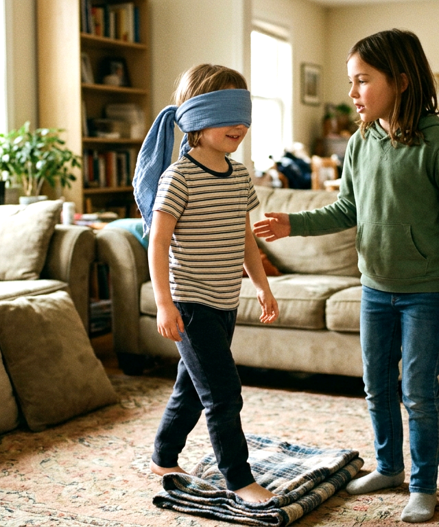 Trust-the-Guide Blind Walk — Games activity for ages 5–11 years (indoor, 15 min)