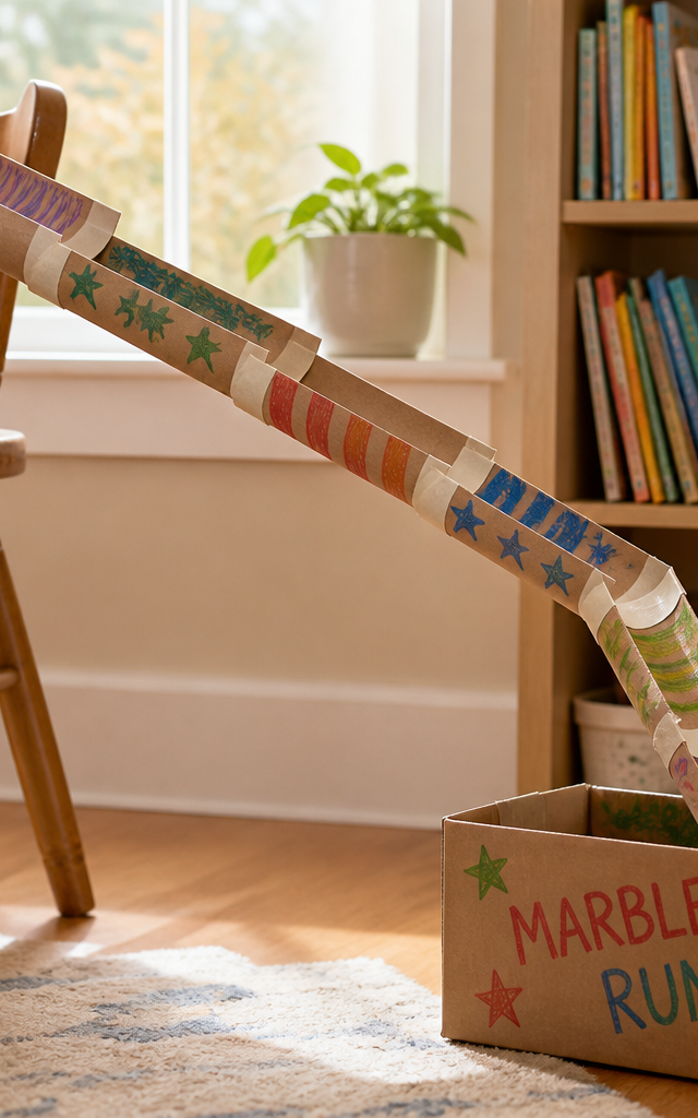 Recycled Material Conveyor Belt Contraption — Construction & Engineering activity for ages 6–10 years (indoor, 60 min)