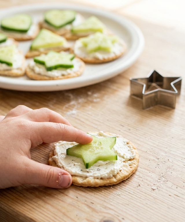 Geometric Cucumber Stampers — Cooking & Baking activity for ages 3–6 years (indoor, 20 min)