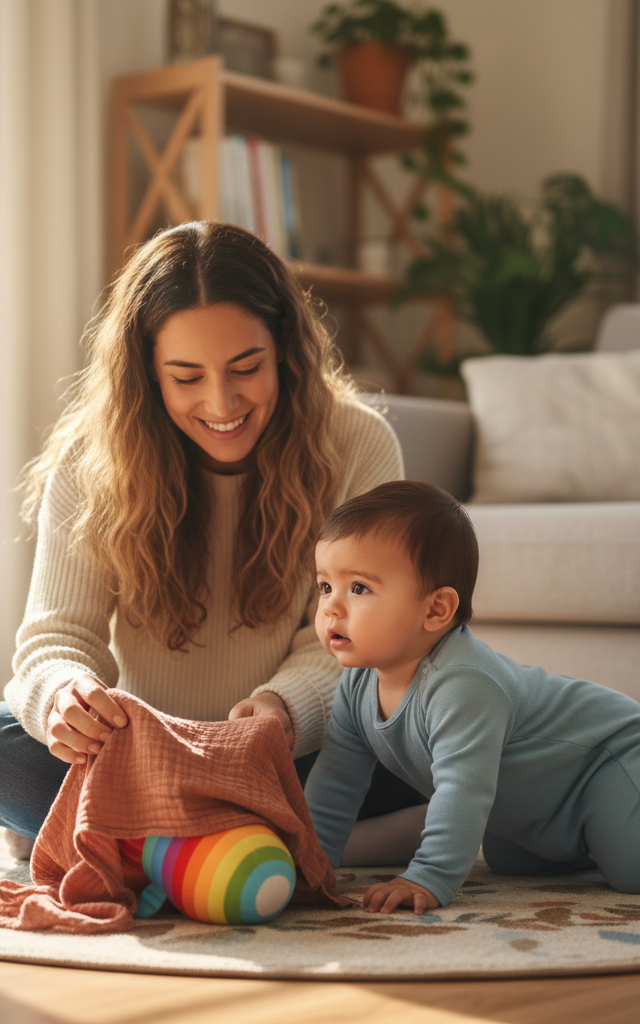 Where'd It Go? Object Permanence Play — Baby (0–12 months) activity for ages 7–9 months (indoor, 10 min)