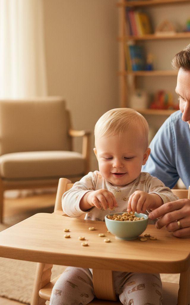 Cheerio Challenge Pick-Up Board — Baby (0–12 months) activity for ages 10–12 months (indoor, 10 min)