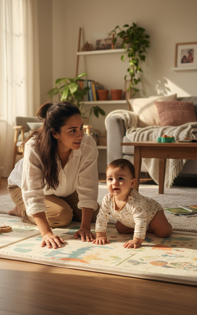Baby's-Eye View Safety Check — Baby (0–12 months) activity for ages 6–12 months (indoor, 20 min)