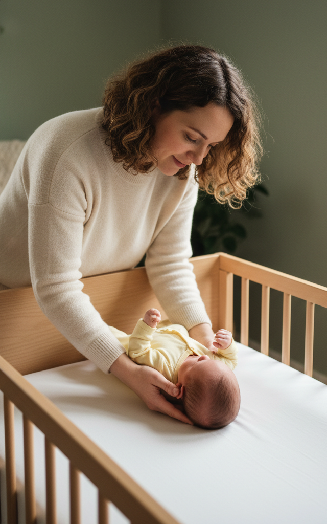 Crib Comfort & Safety Check — Baby (0–12 months) activity for ages 0–6 months (indoor, 15 min)