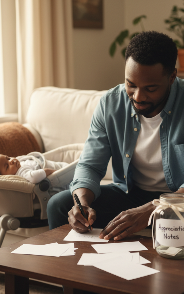 Appreciation Note Jar: Nurturing Your Partnership — Parent Care activity for ages For parents (indoor, 15 min)