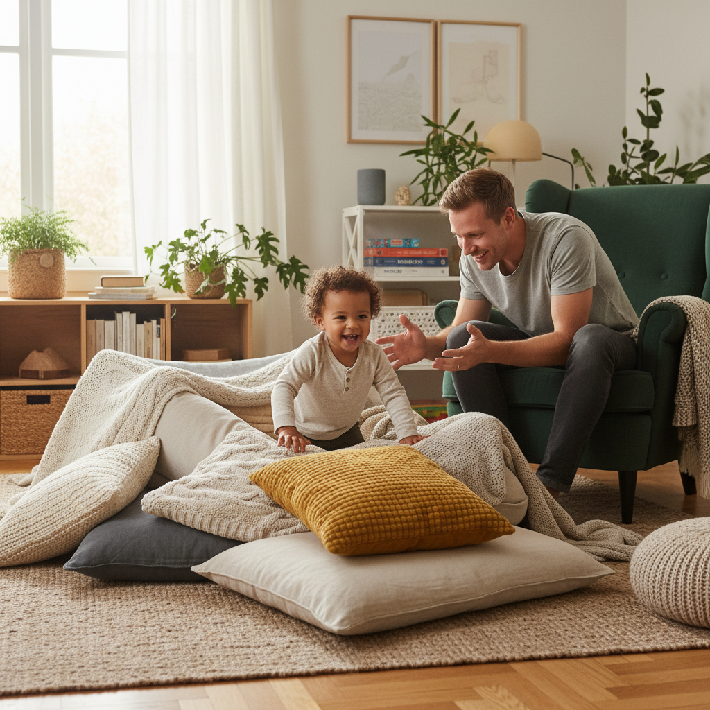 Cozy Cushion Mountain Climb for Little Explorers — Toddler (12–36 months) activity for ages 12–24 months (indoor, 15 min)
