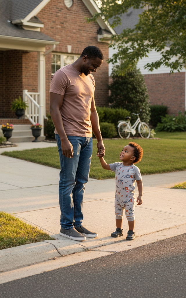 "Stop" and Go with Me! — Toddler (12–36 months) activity for ages 18–36 months (outdoor, 15 min)