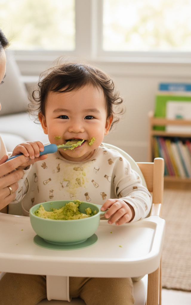 My First Spoon: Learning to Scoop and Eat — Toddler (12–36 months) activity for ages 12–18 months (indoor, 15 min)
