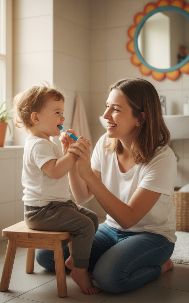 My First Toothbrush Song — Toddler (12–36 months) activity for ages 12–24 months (indoor, 5 min)