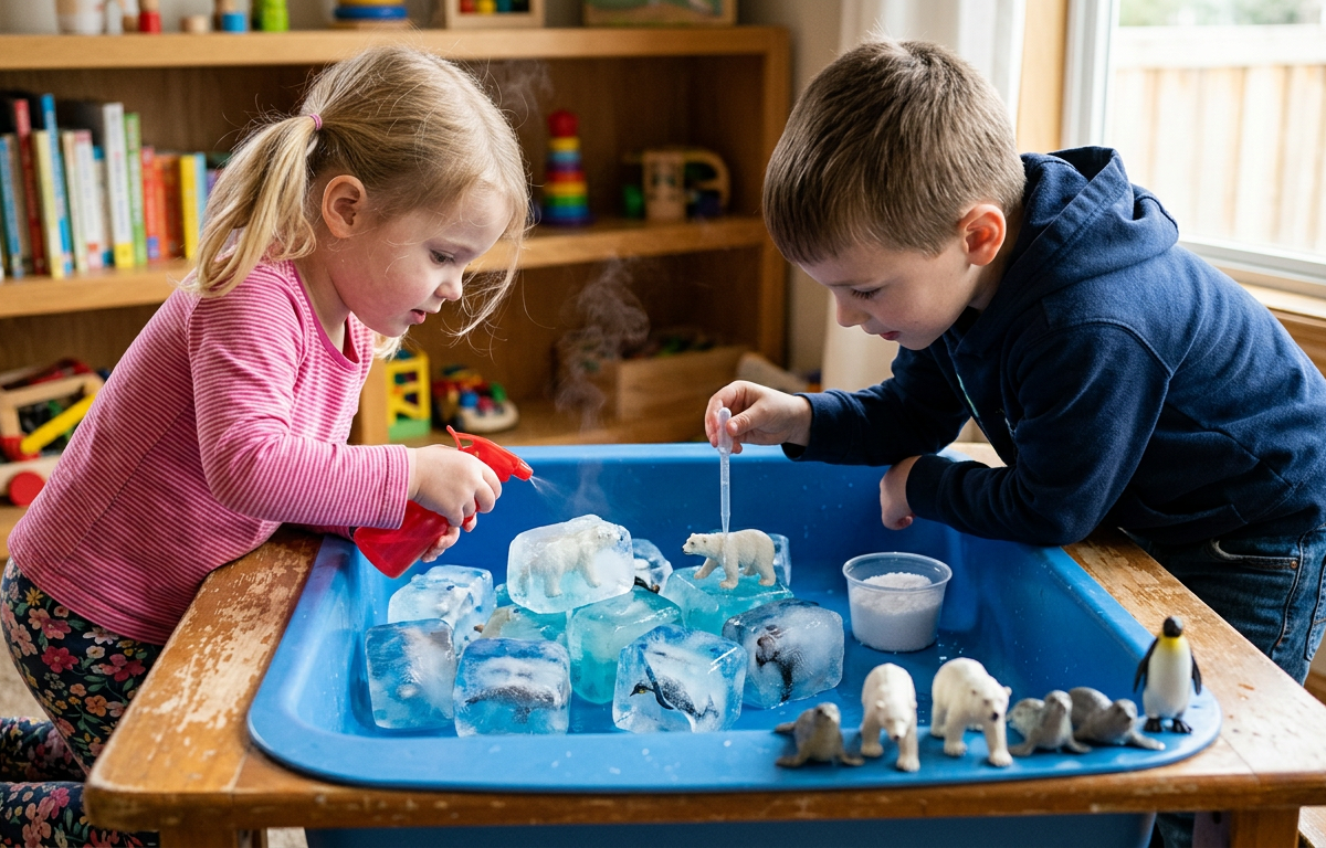 Arctic Animal Iceberg Rescue Missions — Animals activity for ages 3–8 years (indoor, 45 min)