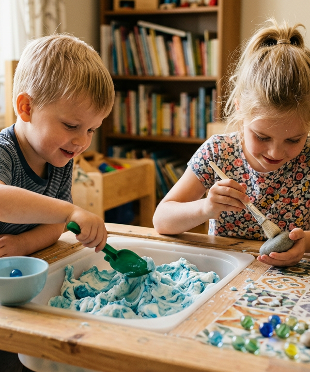 Aromatic Cloud Dough Garden Dig — Sensory Play activity for ages 2–10 years (indoor, 45 min)