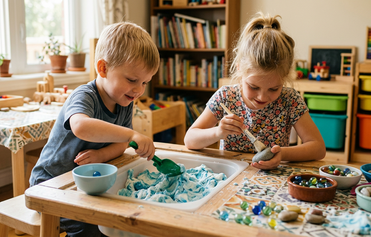 Aromatic Cloud Dough Garden Dig — Sensory Play activity for ages 2–10 years (indoor, 45 min)