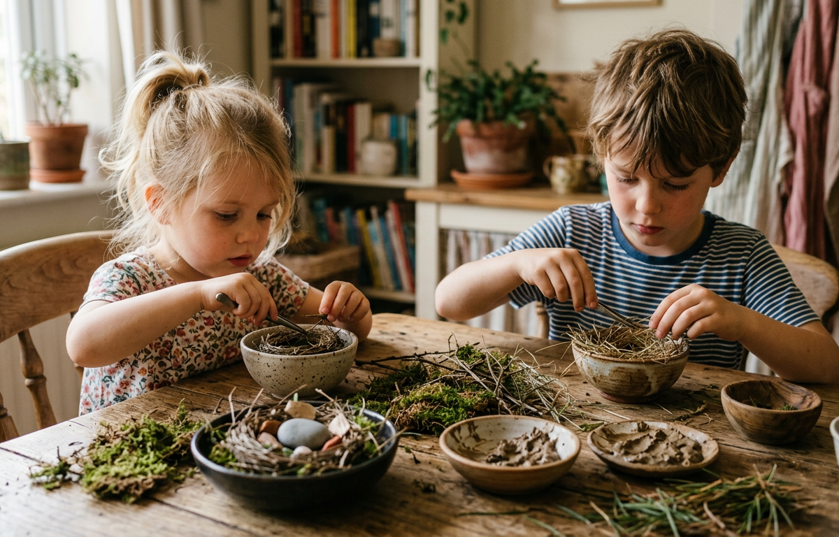 Avian Architect: An Engineering Nest Challenge — Animals activity for ages 4–8 years (indoor, 30 min)