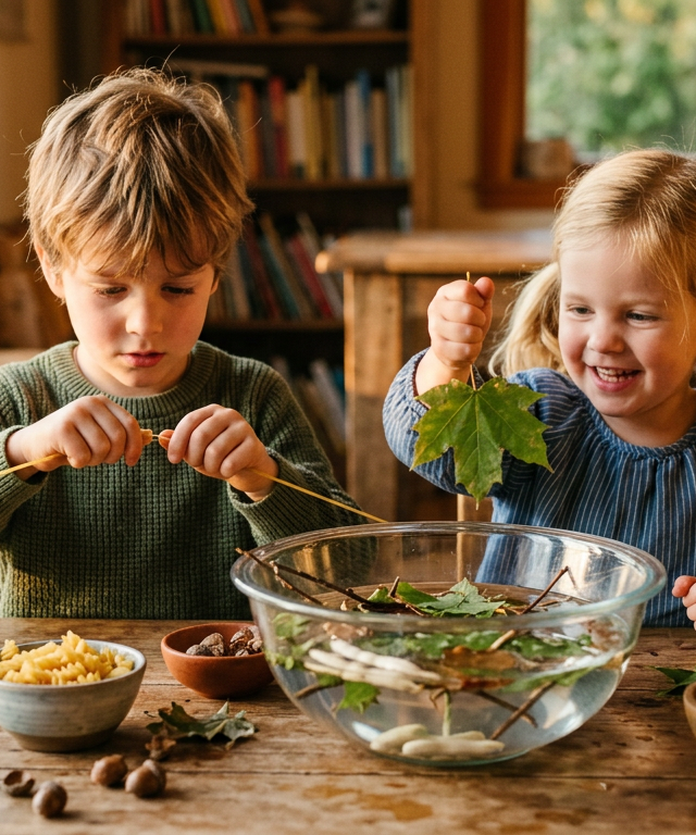 Crunchy Nature Sound Soup & Potion Lab — Sensory Play activity for ages 2–8 years (indoor, 30 min)