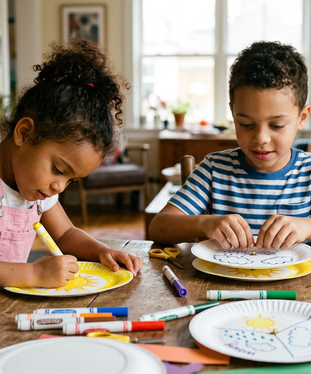 Emotional Weather Station Model — Building Character activity for ages 4–8 years (indoor, 45 min)