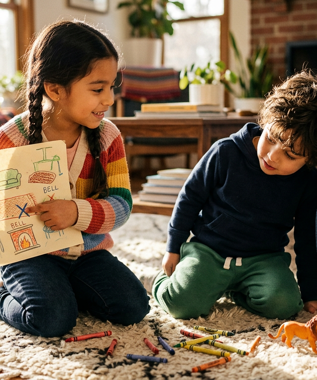 Mystery Sound Safari Map — Games activity for ages 4–8 years (indoor, 45 min)