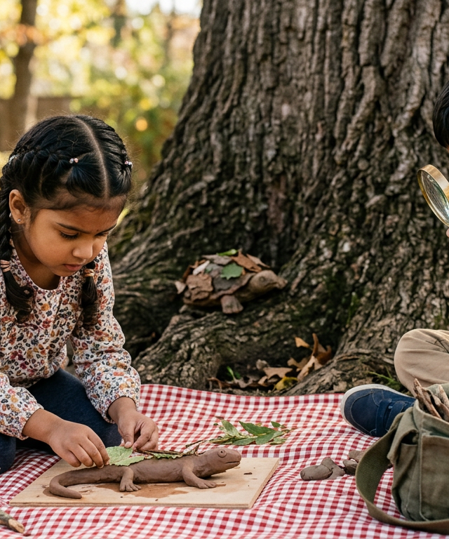 Nature's Hide-and-Seek: Camouflage Clay Creatures — Animals activity for ages 4–10 years (outdoor, 60 min)