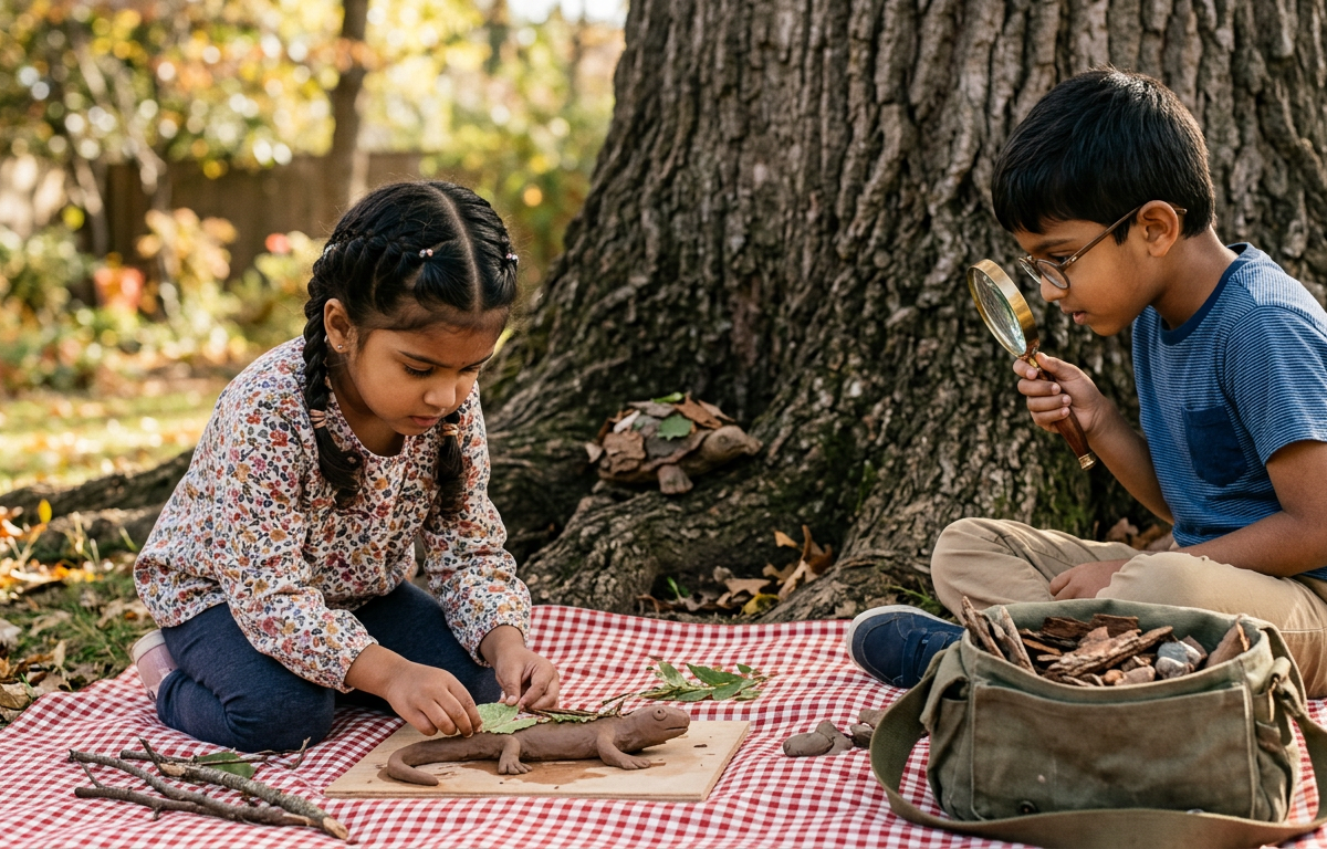 Nature's Hide-and-Seek: Camouflage Clay Creatures — Animals activity for ages 4–10 years (outdoor, 60 min)