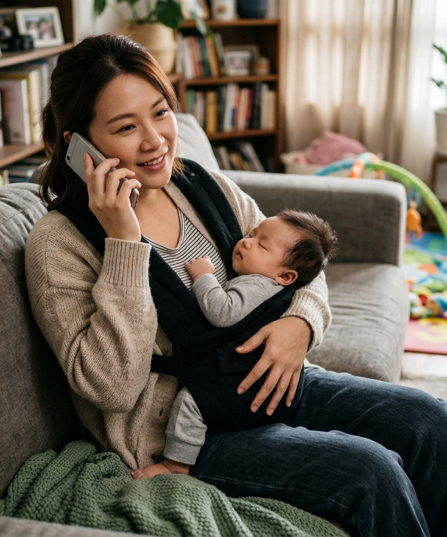 Sunday Call-a-Friend Ritual — Parent Care activity for ages For parents (indoor, 20 min)