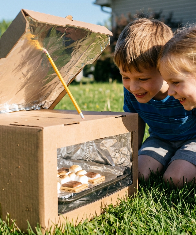Solar Oven S'mores: Cooking with Sunshine — Cooking & Baking activity for ages 5–10 years (outdoor, 60 min)