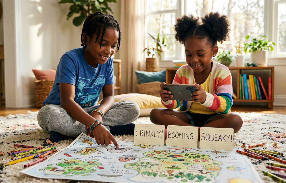 Sound Scavenger Hunt: Mapping Your World's Audio — Music activity for ages 4–10 years (indoor, 45 min)