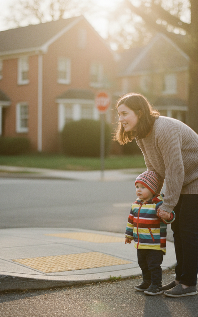 Safe Street Crossing Practice Walk — Life Skills activity for ages 4–8 years (outdoor, 30 min)
