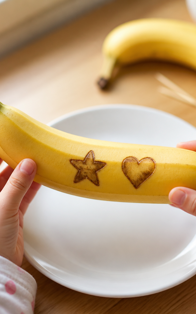 Secret Message Banana Skin Etchings — Cooking & Baking activity for ages 4–8 years (indoor, 65 min)
