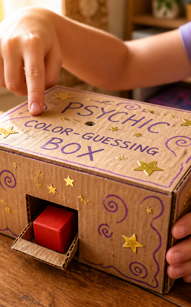 The Psychic Color-Guessing Box — Magic Tricks activity for ages 6–9 years (indoor, 45 min)