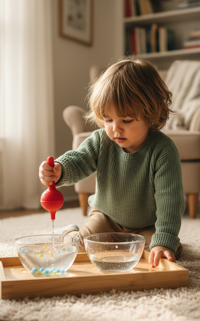 Turkey Baster Water Transfer Station — Water Play activity for ages 3–7 years (outdoor, 25 min)
