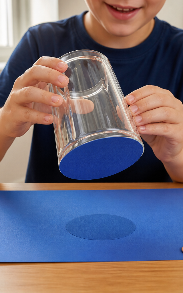 Vanishing Coin Under a Glass Illusion — Magic Tricks activity for ages 6–10 years (indoor, 20 min)