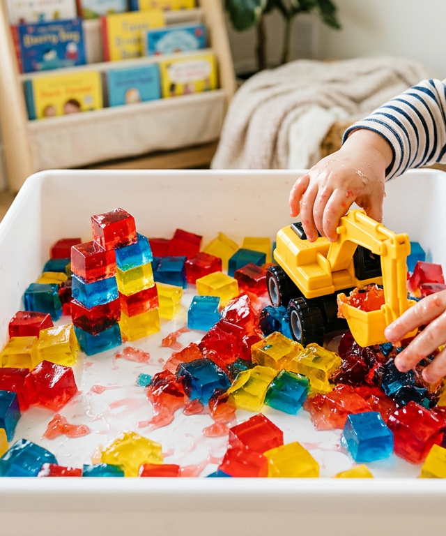 Wobbly Jelly Demolition Zone — Sensory Play activity for ages 3–7 years (indoor, 30 min)