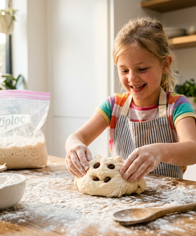 Yeast Monster Bread Blobs — Cooking & Baking activity for ages 4–8 years (indoor, 70 min)